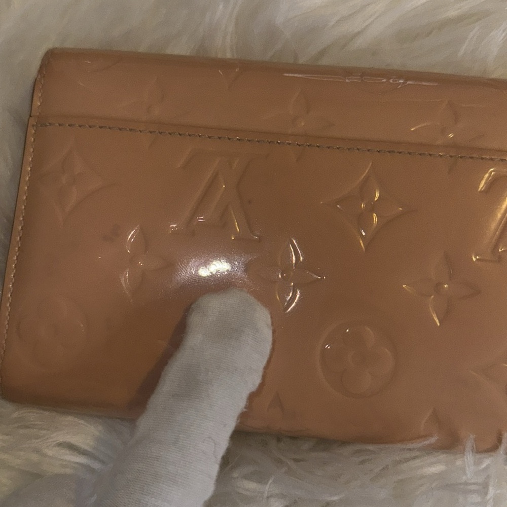Louis Vuitton Vernis Sarah Compact Wallet Rose Ballerine GUC - Picture 14 of 16